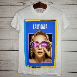 Lady Gaga Joanne World Tour Authentic Merch Tee Shirt Women's Size Small